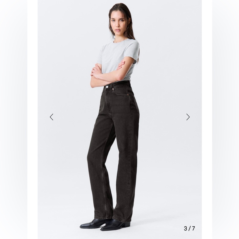 Weekday Rowe high waisted straight leg jeans - 27W 30L